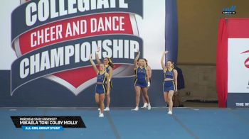Morehead State University - Mikaela Toni Colby Molly [2025 All-Girl Group Stunt] 2025 NCA & NDA College Nationals