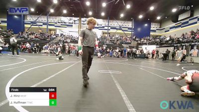 70 lbs Final - Jett Hinz, Weatherford Youth Wrestling vs Jaxon Huffman, Team Tulsa Wrestling Club