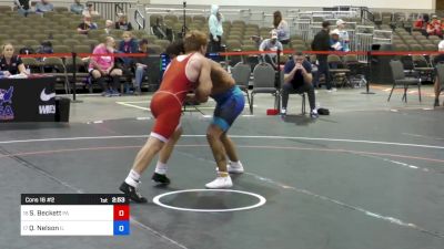 82 kg Cons 16 #2 - Sam Beckett, Pennsylvania vs Quinlan Nelson, Illinois