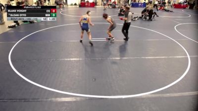 14U - 115 lbs 5th Place Match - Blake Voight, CP Takedown Club vs Sloan Otto, Minnesota