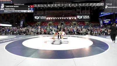144 lbs Champ. Rd Of 128 - Greyson Music, PA vs Pedro Puga, UT
