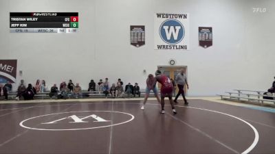 215 lbs Logan Amaya, Westtown School vs Tristan Wiley, Church Farm School