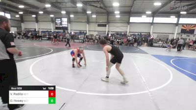 133 lbs Rr Rnd 3 - Victor Padilla, No Team vs Draetn Howey, No Team