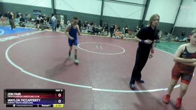 117 lbs Cons. Round 1 - Jon Fair, Team Scorpion Wrestling Club vs Waylon McCafferty, Ilwaco Youth Wrestling