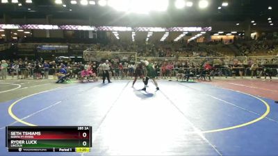 285 2A Semifinal - Ryder Luck, Lincoln vs Seth Tshiams, North Ft Myers