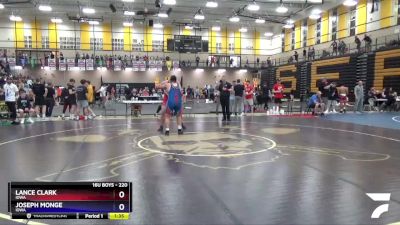 220 lbs Round 4 - Lance Clark, Iowa vs Joseph Monge, Iowa