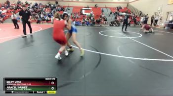 106-117 lbs Round 3 - Kiley Vess, Steelclaw Wrestling Club vs Araceli Nunez, Ascend Wrestling Academy