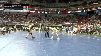 1A-126 lbs Cons. Round 5 - Blake Irvine, Don Bosco vs Riley Watts, Lawton-Bronson