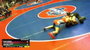 2 lbs Quarterfinal - Roman Coley, East Laurens vs Clay Frost, Oglethorpe County