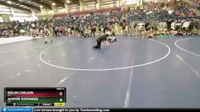 78 lbs Cons. Semi - Nolan Carlson, UT vs Hunter Showaker, CA