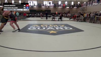285 lbs Cons. Round 2 - Jordan Bridges, JAM Wrestling Club vs Trayvahn Williams, Premier Wrestling Center