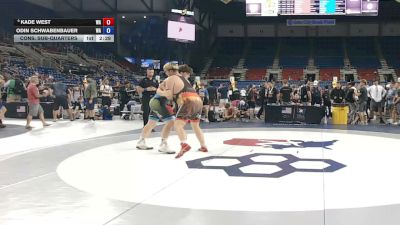 285 lbs Cons. Sub-quarters - Kade West, Washington vs Odin Schwabenbauer, Washington