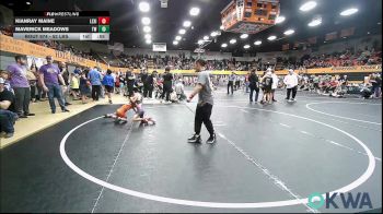 52 lbs Semifinal - KianRay Maine, Lexington Wrestling Club vs Maverick Meadows, Tuttle Wrestling