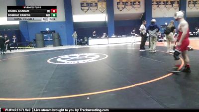 125 lbs Cons. Round 1 - Daniel Graham, Belmont Abbey vs Dominic Pascoe, Averett