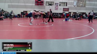 220 lbs Cons. Round 3 - Payton Meis, New London-Spicer vs Kemper Ely, St. Peter