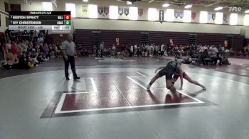 125 lbs 5th Place Match - Keston Spratt, Williamsburg vs Ivy Christensen, Osage