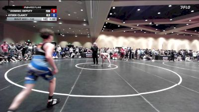 132 lbs Champ. Round 1 - Dominic Deputy, Pennsylvania vs Ayden Clancy, New Jersey