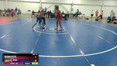 165 lbs Placement Matches (8 Team) - Shonn Pitts, Oklahoma Blue vs Canaan Goss, Georgia