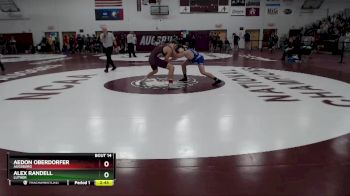 141 lbs Champ. Round 1 - Alex Randell, Luther vs Aedon Oberdorfer, Augsburg