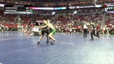 1A-175 lbs Quarterfinal - Gavin Muller, Osage vs Kanen Decker, Wapsie Valley