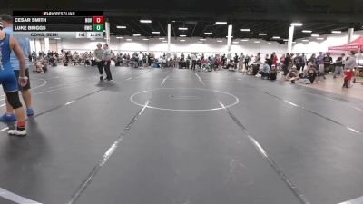 80-84 lbs Cons. Semi - Luke Briggs, Rampage Wrestling Club vs Cesar Smith, NOVA