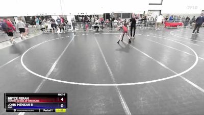 77 lbs Round 1 - Bryce Feran, Victory School Of Wrestling vs John Mensah Ii, AWA