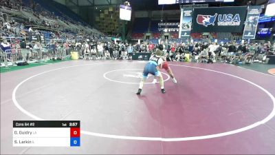 150 lbs Cons 64 #2 - Gunner Guidry, LA vs Sean Larkin, IL