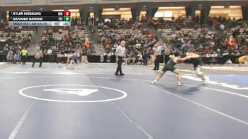 120-2A/1A 3rd Place Match - Giovanni Barone, Patuxent vs Kyler Kiessling, Huntingtown