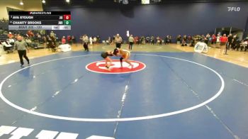 120 lbs Cons. Round 2 - Ava Stough, JI Burton vs Chanity Brooks, James W. Robinson