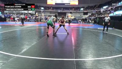 6A 165 lbs Champ. Round 1 - Brayden Patterson, Pelham vs Tyler (jax) Cooper, Brookwood Jr-Sr