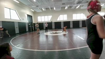 102-112 lbs Champ. Round 1 - Mercedes Goodman, Riverton Middle School vs Anna Deal, Centennial Middle School