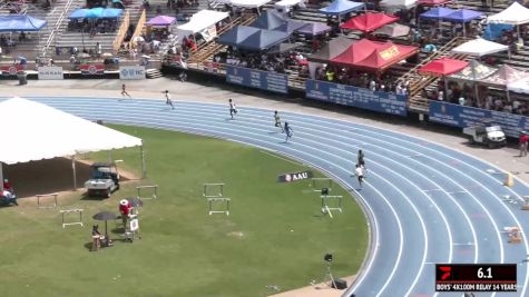 Youth Boys' 4x100m Relay, Semi-Finals 2 - Age 14