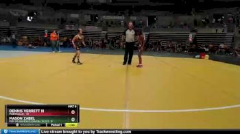 70 lbs Semis & 1st Wrestleback (8 Team) - Dennis Verrett III, Monticello vs Mason Zabel, PEM (Plainview/Elgin/Millville)