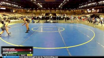 126 lbs Cons. Round 3 - Nathan Cates, Woodland, Cartersville vs Xavier Barnhart, Palmetto Ridge H.S.