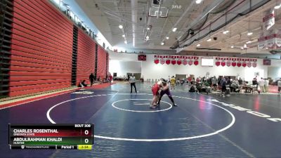 285 lbs Cons. Round 2 - Charles Rosenthal, Oneonta State vs Abdulrahman Khaldi, Hunter