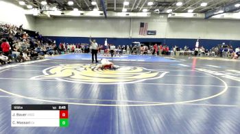 125 lbs Quarterfinal - Jackson Bauer, Coast Guard vs Caleb Massari, Castleton