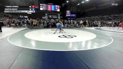 190 lbs Cons. Rd Of 64 - Simon Jarrell, WA vs Martin Knight, MI