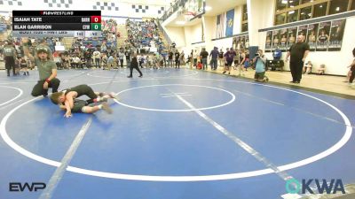 Rr Rnd 2 - Isaiah Tate, Barnsdall Youth Wrestling vs Elan Garrison, Coweta Tiger Wrestling