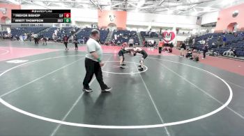 149 lbs Quarterfinal - Brett Thompson, Slippery Rock Club Team vs Trevor Bishop, St. John Fisher