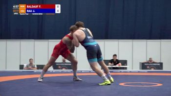 97 kg Quarterfinal - Joe Rau, USA vs Felix Baldauf, NOR