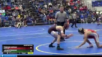 113 lbs Quarterfinal - Jayden English, Columbia City vs Thayne Kleman, BLUFFTON