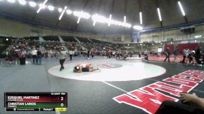 1A East 150 lbs Semifinal - Christian Larios, Connell vs Ezequiel Martinez, College Place