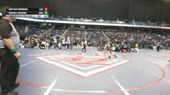 7A - 145 lbs Cons. Semi - Emyiah Herring, Cleveland High School vs Sierra Gruber, Cardinal Gibbons High School