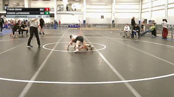 69 lbs 5th Place - Tyson Beam, Wolfgang Wr Ac vs Conor Lafreniere, Iron Faith WC