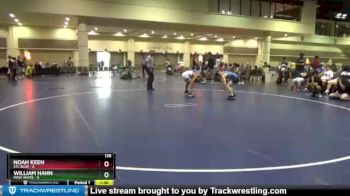 126 lbs Round 5 (10 Team) - Noah Keen, STL Blue vs William Hahn, MXW White