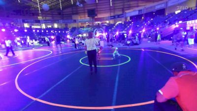 46 lbs 2nd Place - Zariah Enciso, Casper WC vs Mya Ford Burke, Adams City WC