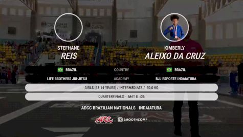 Kimberly Aleixo Da Cruz vs Stefhane Reis 2025 ADCC Brazilian Nationals