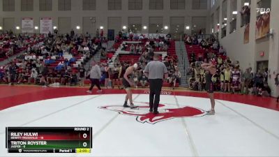 132 lbs Round 2 (16 Team) - RILEY HULWI, Hewitt-Trussville vs Triton Royster, Jasper