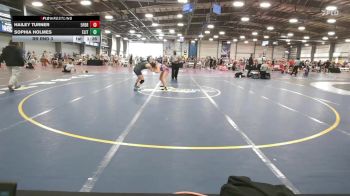 120 lbs Rr Rnd 3 - Hailey Turner, 5forty Lady Brawlers II vs Sophia Holmes, Elite NJ Black