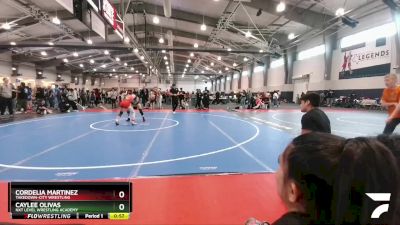 107 lbs 5th Place Match - Caylee Olivas, NXT Level Wrestling Academy vs Cordelia Martinez, Takedown-City Wrestling